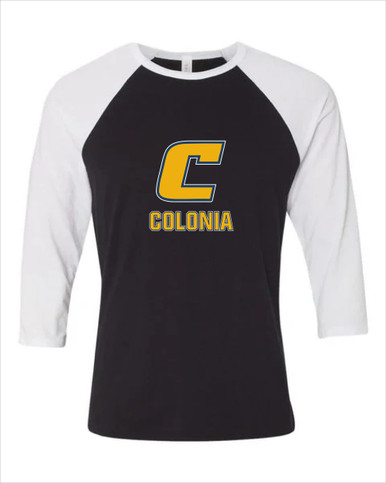 Colonia Patriots Mascot #2 Women's Baseball T-Shirt