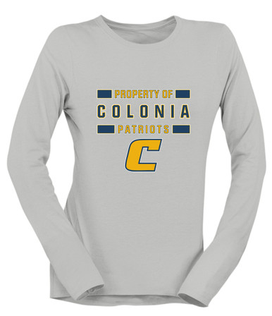 Colonia Patriots Property Of Women's Premium LS T-Shirt
