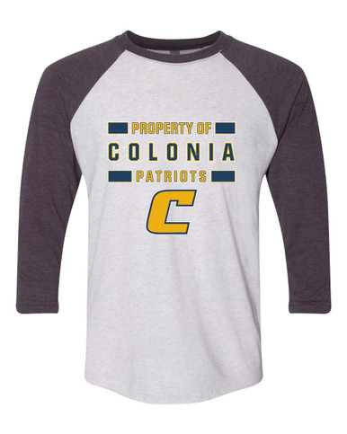 Colonia Patriots Property Of Men's Baseball T-Shirt