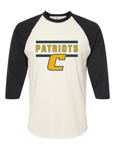 Colonia Patriots Mascot #5 Men's Baseball T-Shirt