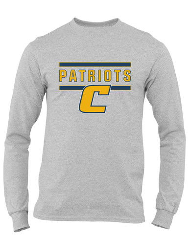 Colonia Patriots Mascot #5 Men's LS T-Shirt