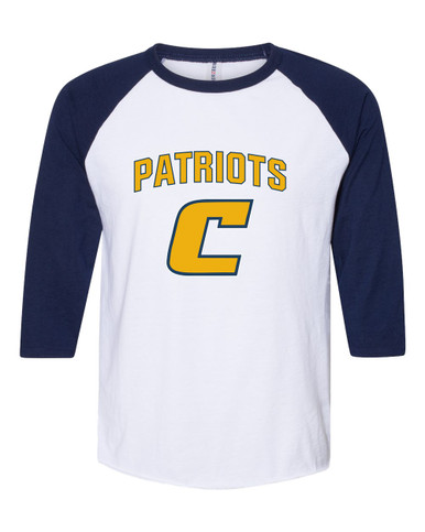 Colonia Patriots Mascot #6 Men's Baseball T-Shirt