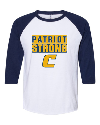 Colonia Patriots Strong #1 Men's Baseball T-Shirt
