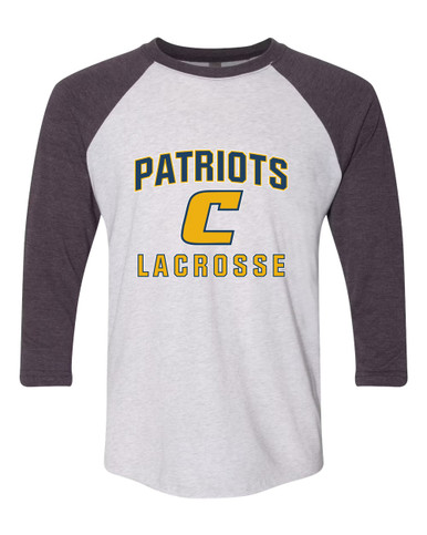 Colonia Patriots Lacrosse Men's Baseball T-Shirt