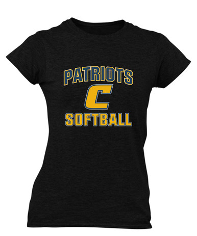 Colonia Patriots Softball #1 Women's SS T-Shirt