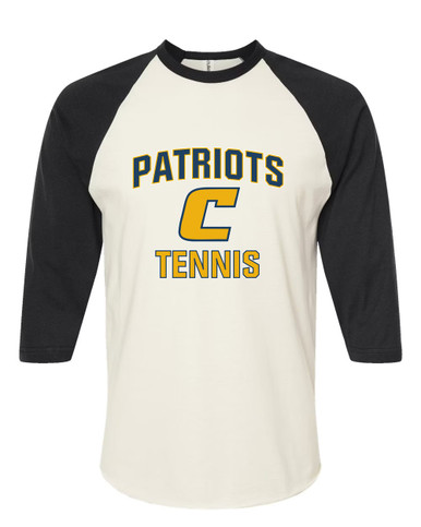 Colonia Patriots Tennis Women's Baseball T-Shirt