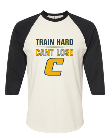 Colonia Patriots Train Hard, Can't Lose Men's Baseball T-Shirt