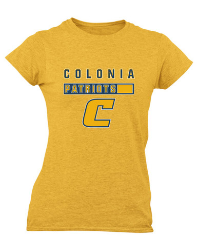 Colonia Patriots Mascot #7 Women's SS T-Shirt