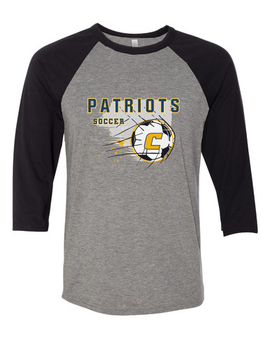 Colonia Patriots Soccer #2 Men's Baseball T-Shirt