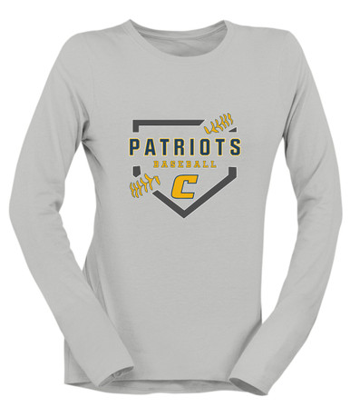 Colonia Patriots Baseball #2 Women's Premium LS T-Shirt