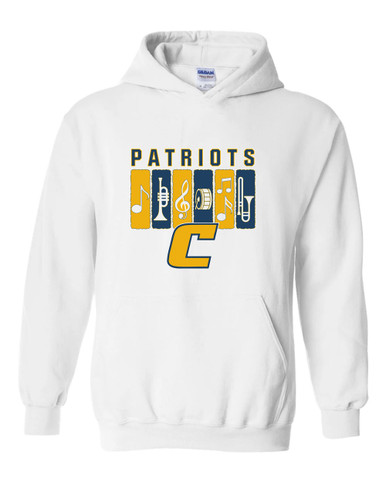 Colonia Patriots Band # 2 Men's Hoodie