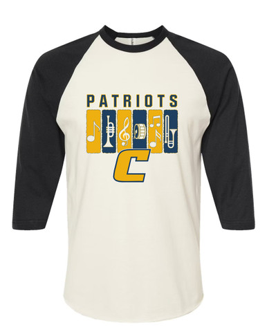 Colonia Patriots Band # 2 Men's Baseball T-Shirt