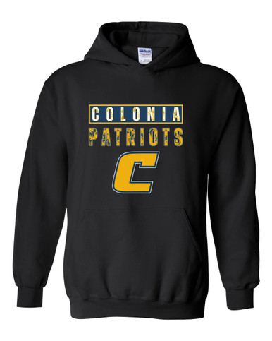 Colonia Patriots Mascot #9 Men's Hoodie