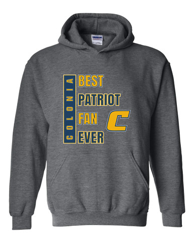 Colonia Patriots Best Patriot Fan Men's Hoodie
