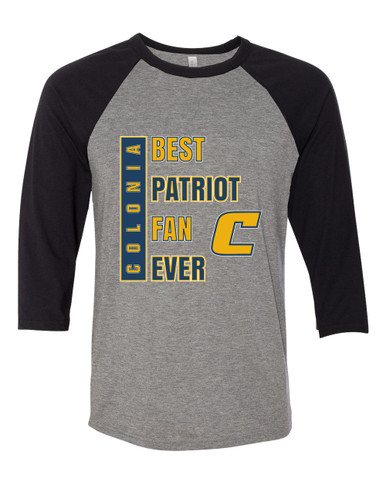 Colonia Patriots Best Patriot Fan Men's Baseball T-Shirt