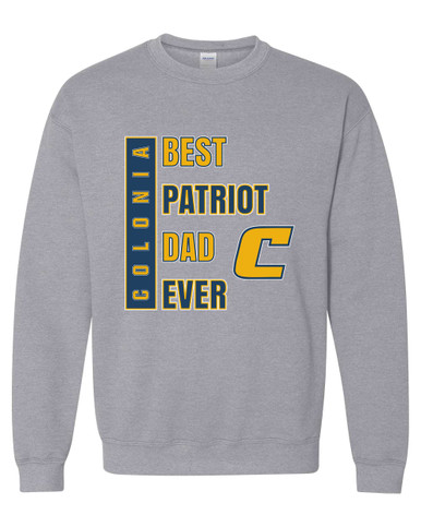 Colonia Patriots Best Patriot Dad Men's Sweatshirt