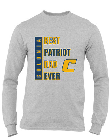 Colonia Patriots Best Patriot Dad Men's LS T-Shirt