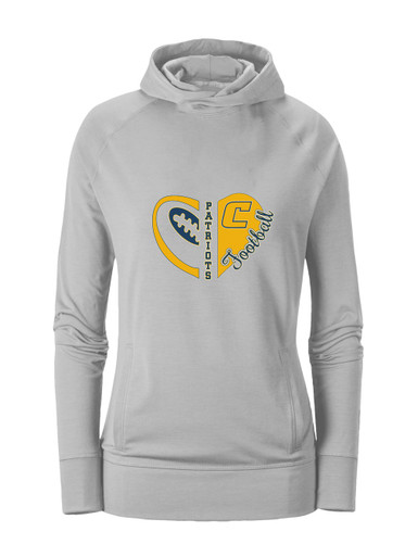 Colonia Patriots Heart Football Women's Hoodie