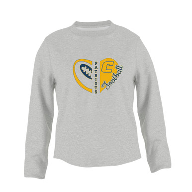 Colonia Patriots Heart Football Women's Sweatshirt