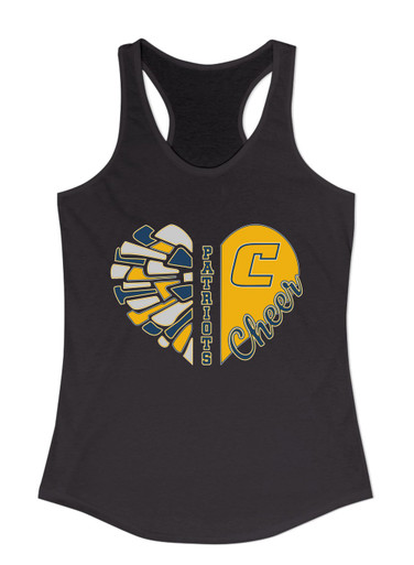 Colonia Patriots Heart Cheer Women's Tank Top