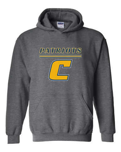 Colonia Patriots Mascot #8 Men's Hoodie
