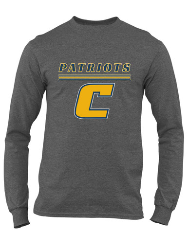 Colonia Patriots Mascot #8 Men's LS T-Shirt