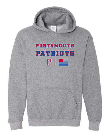 Portsmouth Patriots Spirit Flag Men's Hoodie