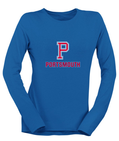 Portsmouth Patriots Mascot #2 Women's Premium LS T-Shirt