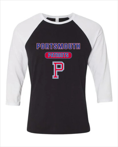 Portsmouth Patriots Mascot #3 Women's Baseball T-Shirt