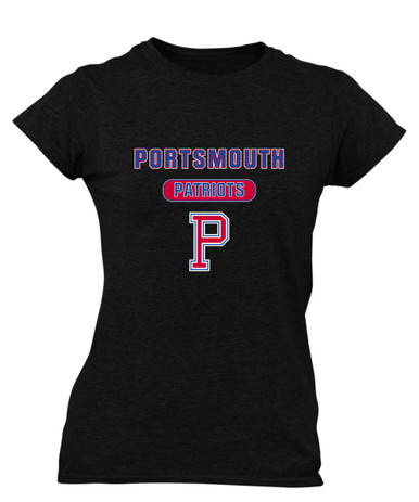 Portsmouth Patriots Mascot #3 Women's Premium SS T-Shirt