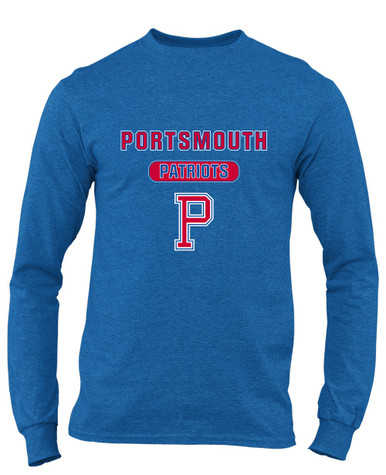 Portsmouth Patriots Mascot #3 Men's LS T-Shirt