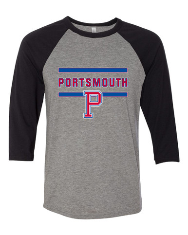 Portsmouth Patriots Mascot #4 Women's Baseball T-Shirt