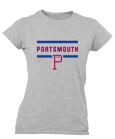 Portsmouth Patriots Mascot #4 Women's Premium SS T-Shirt
