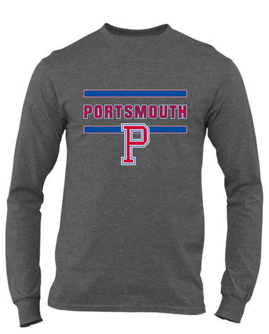 Portsmouth Patriots Mascot #4 Men's LS T-Shirt
