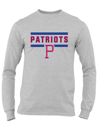 Portsmouth Patriots Mascot #5 Men's LS T-Shirt