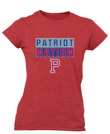Portsmouth Patriots Nation #1 Women's Premium SS T-Shirt