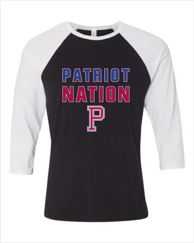 Portsmouth Patriots Nation #2 Women's Baseball T-Shirt