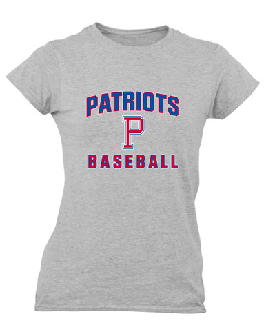 Portsmouth Patriots Baseball #1 Women's Premium SS T-Shirt