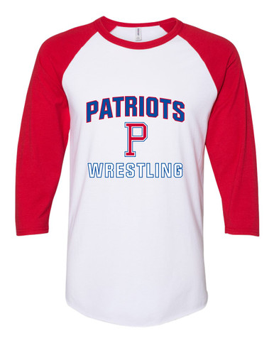 Portsmouth Patriots Wrestling Men's Baseball T-Shirt