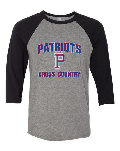 Portsmouth Patriots Cross Country Men's Baseball T-Shirt