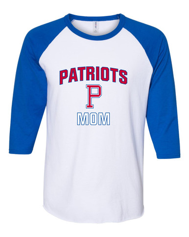 Portsmouth Patriots Mom Women's Baseball T-Shirt