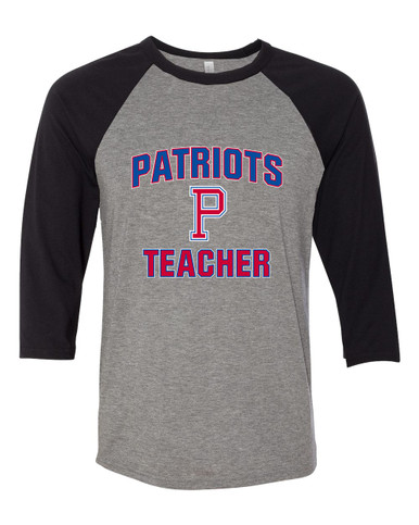 Portsmouth Patriots Teacher Women's Baseball T-Shirt