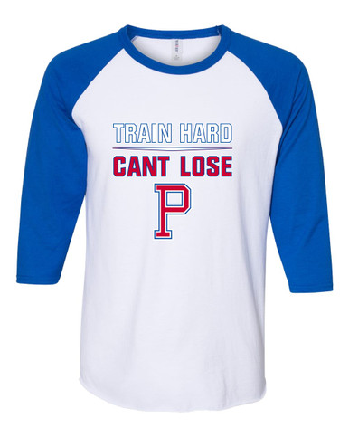 Portsmouth Patriots Train Hard, Can't Lose Women's Baseball T-Shirt