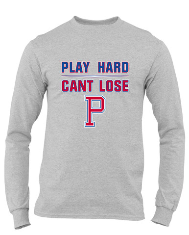 Portsmouth Patriots Play Hard, Can't Lose Men's Premium LS T-Shirt