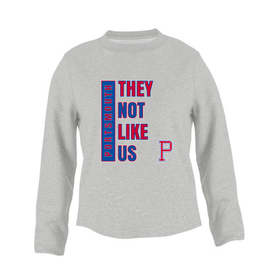 Portsmouth Patriots They Not Like Us #1 Women's Sweatshirt