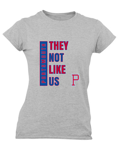 Portsmouth Patriots They Not Like Us #1 Women's SS T-Shirt