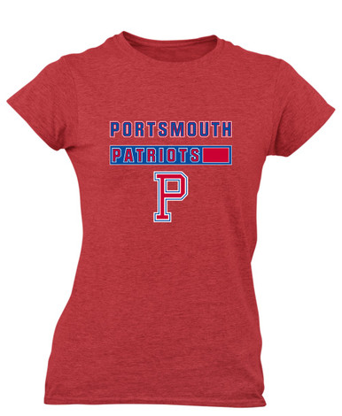 Portsmouth Patriots Mascot #7 Women's Premium SS T-Shirt