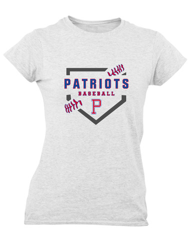 Portsmouth Patriots Baseball #2 Women's Premium SS T-Shirt
