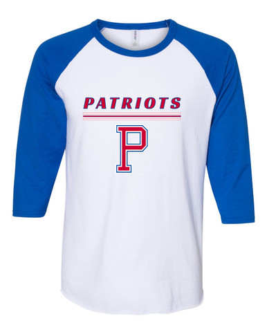 Portsmouth Patriots Mascot #8 Women's Baseball T-Shirt