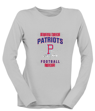 Portsmouth Patriots Football #6 Women's LS T-Shirt